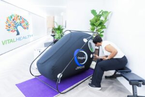 hyperbaric oxygen therapy chamber in clinic
