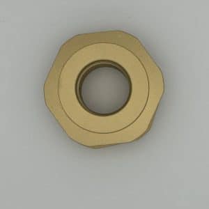 Brass Dual-Flange Bulkhead Valve Assembly