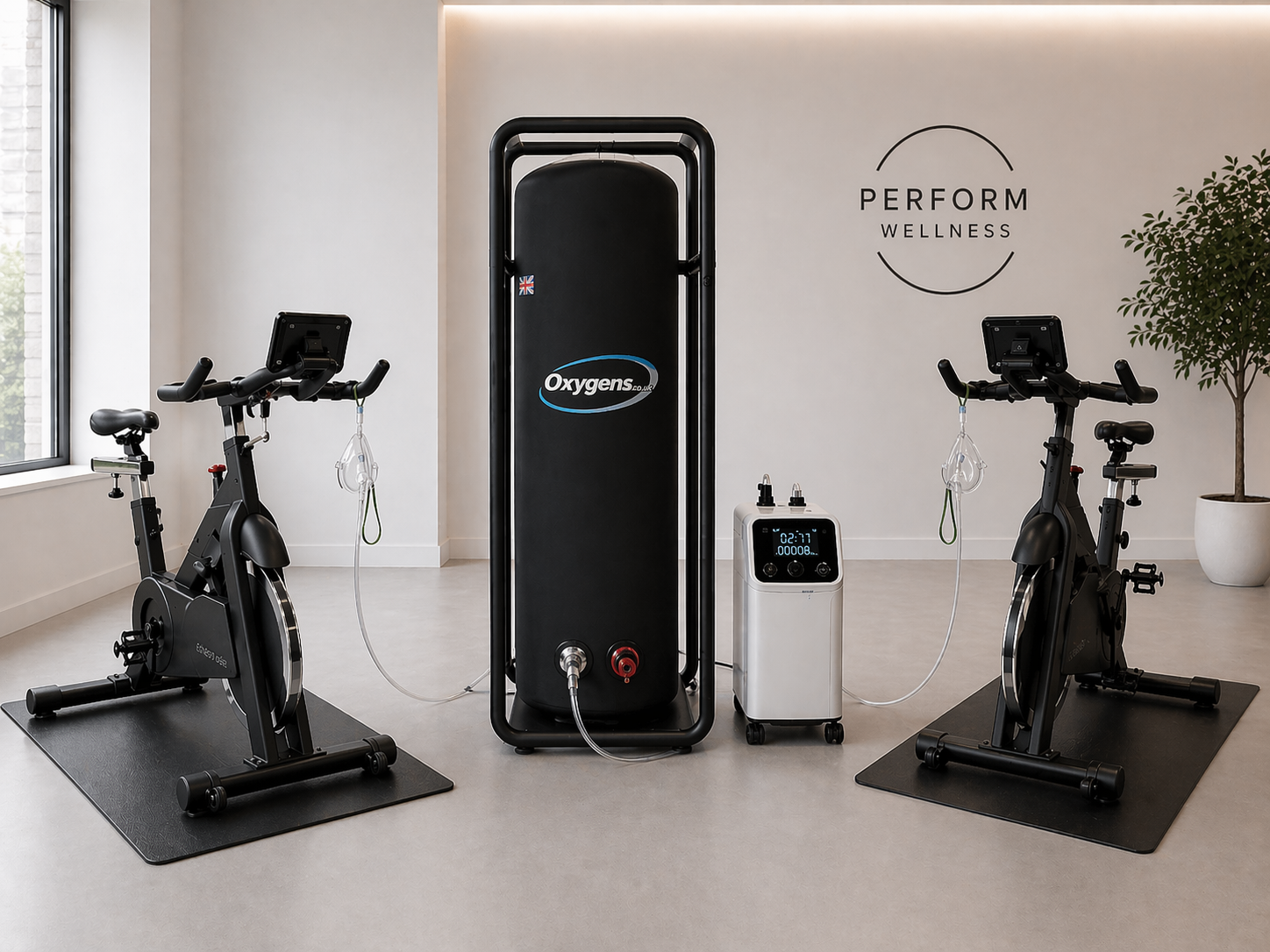 Exercise with oxygen therapy EWOT