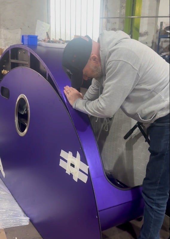 HARD SHELL hyperbaric chamber 2.0 ATA in your choice of colour made in uk