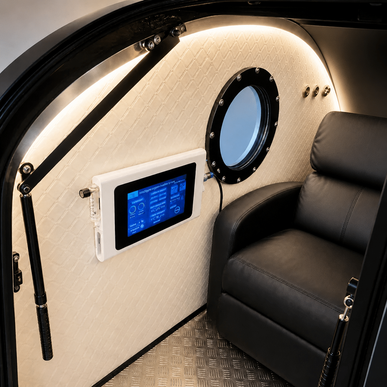 inside hyperbaric chamber