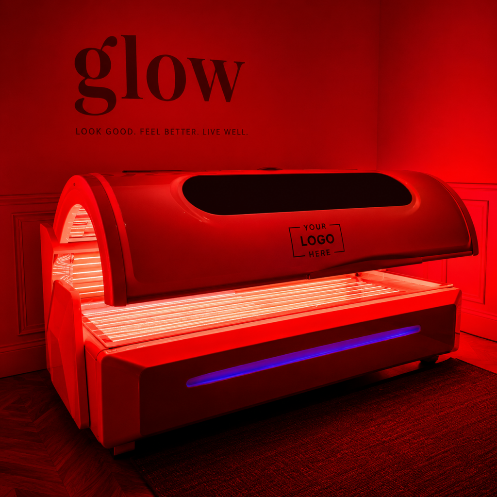 red light bed custom logo
