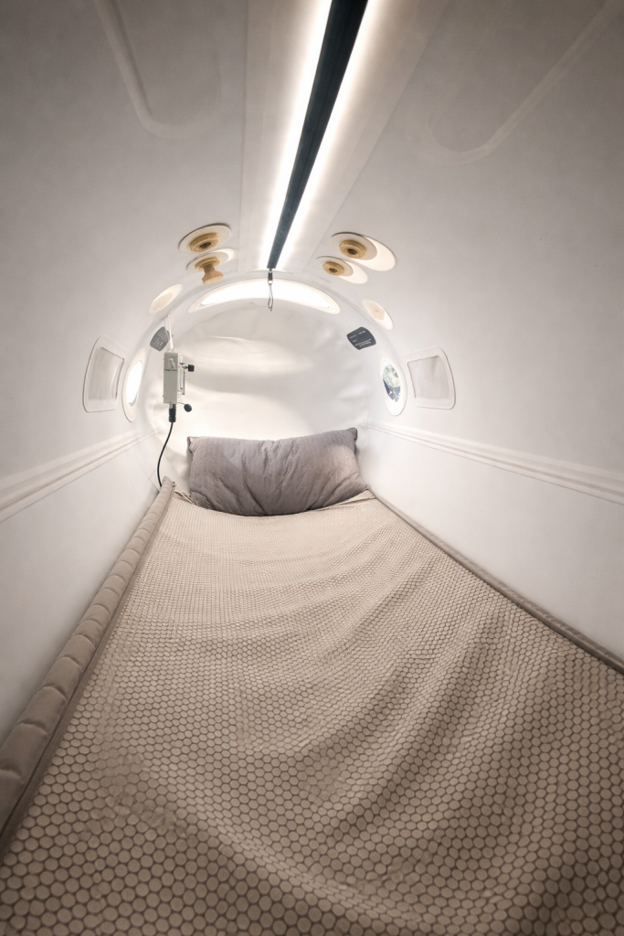 hyperbaric chamber view inside