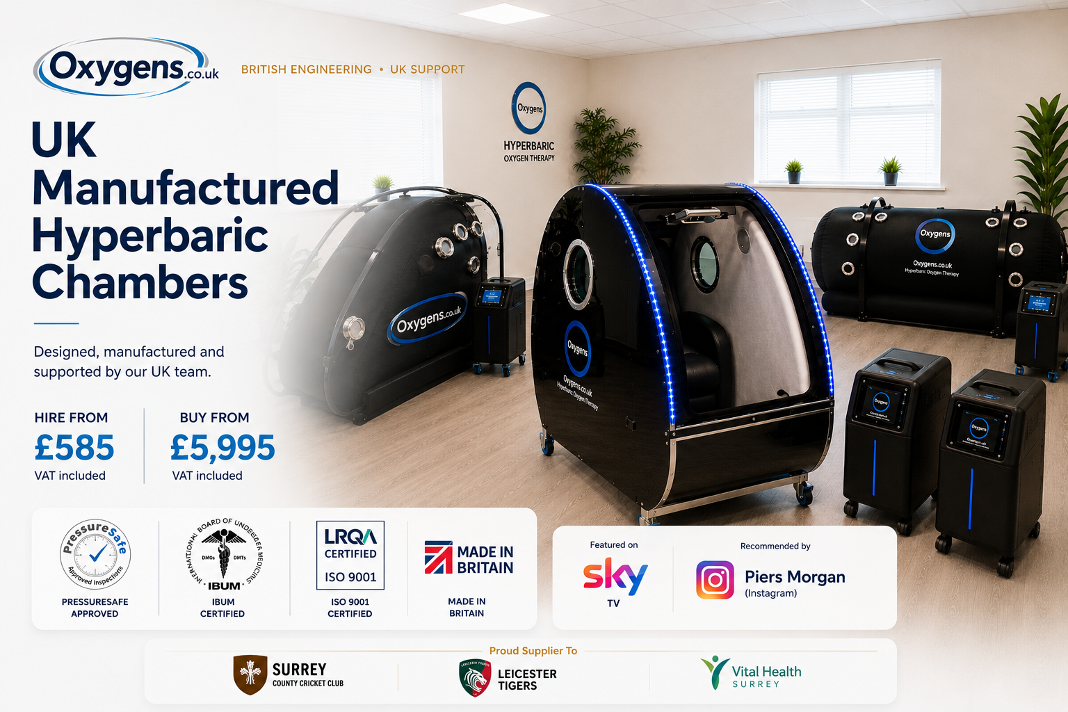 Hyperbaric chambers for home and business uk in UK