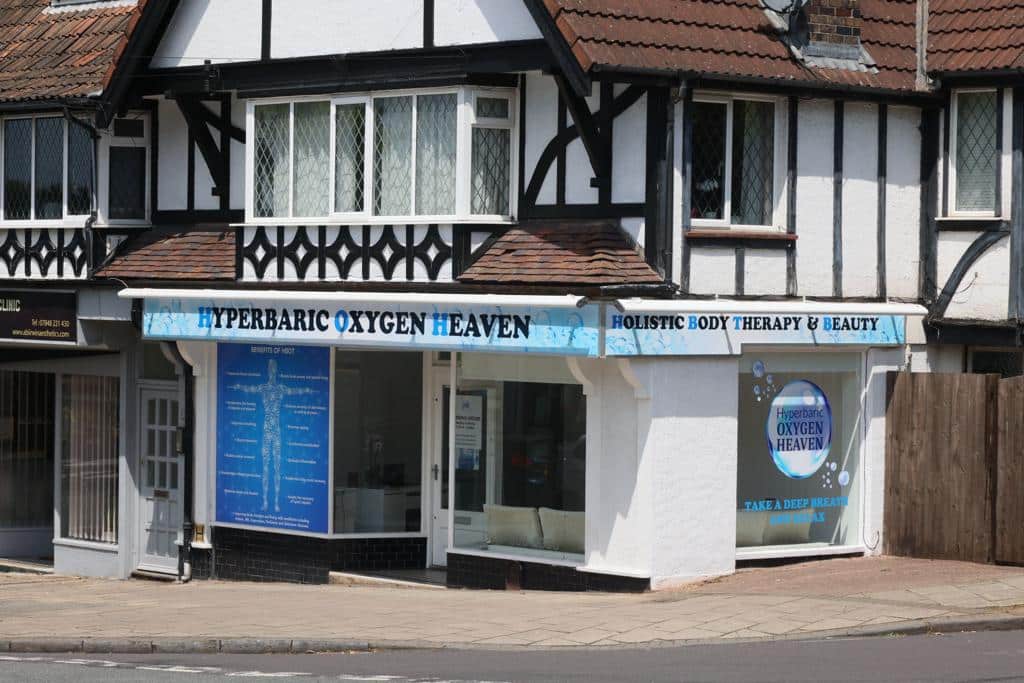 The Hyperbaric Oxygen Heaven wellness centre on Shirehampton Road in Bristol